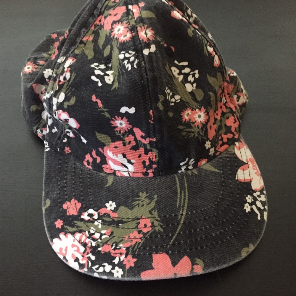Floral baseball hat